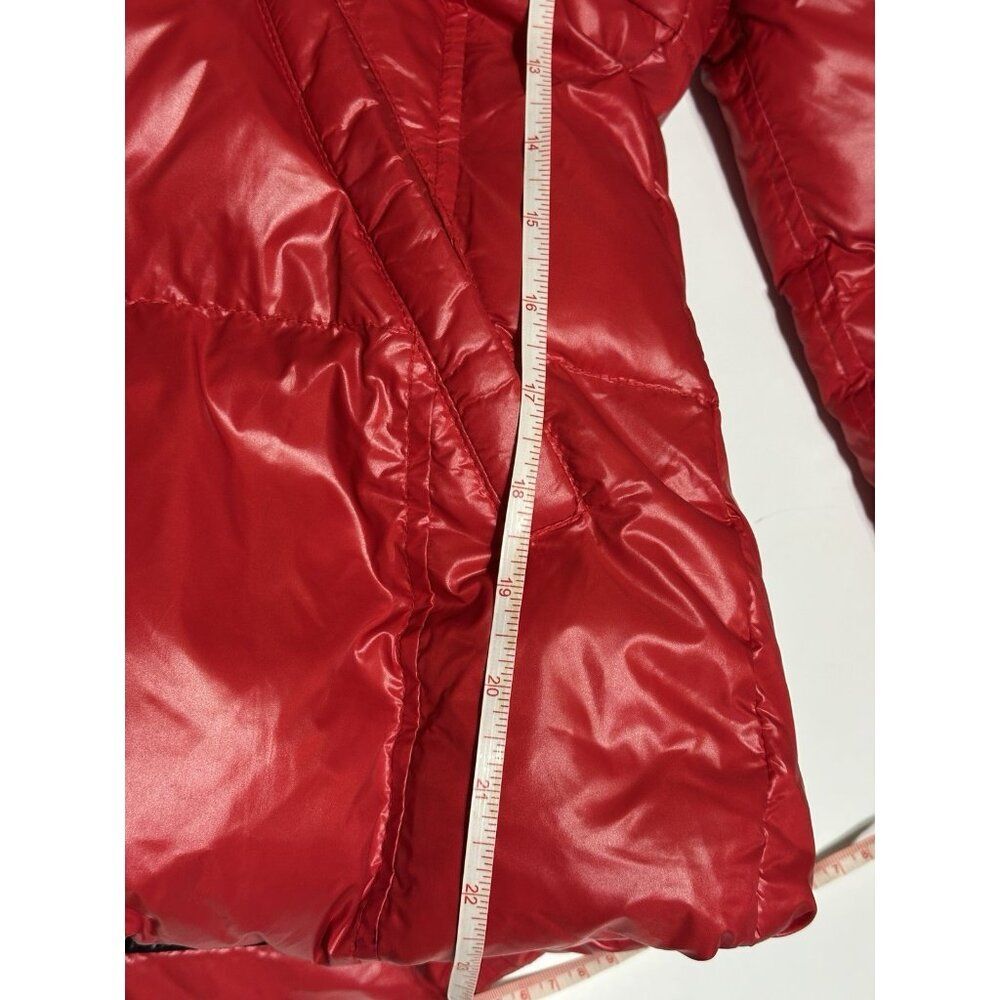 S13 New York Kylie Small Lacquered Puffer Jacket Coat Ski Down Filled Removable - Picture 9 of 10